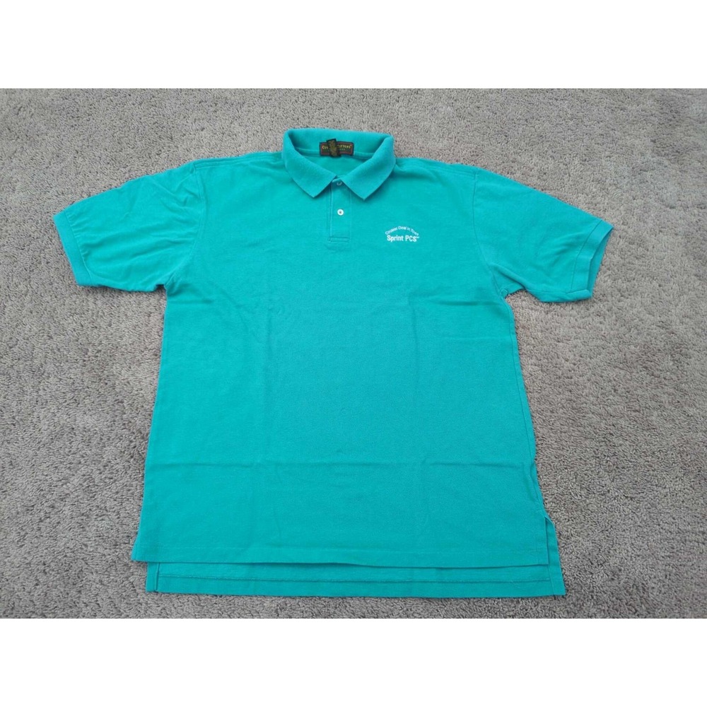 Vintage Country Cottons Polo Shirt Mens XL Sprint PCS‎ Telco Made in USA